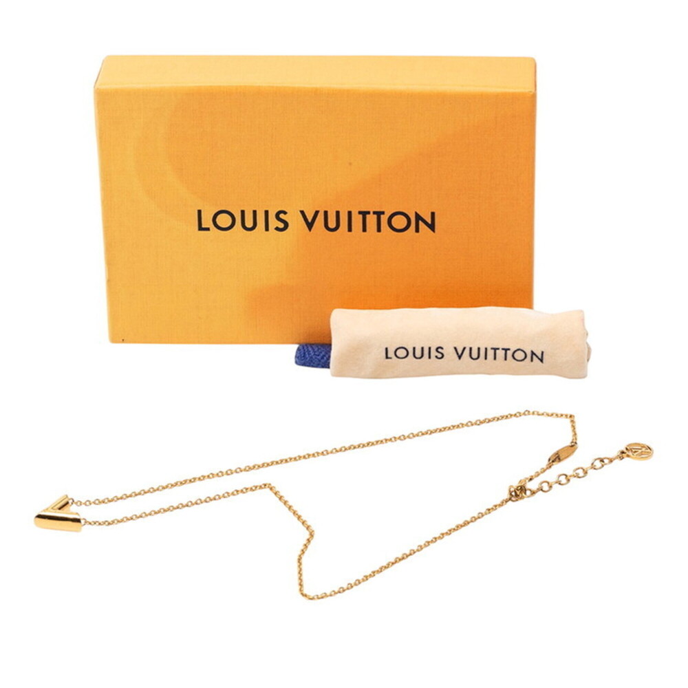 LOUIS VUITTON Gold Necklace - Picture 6 of 7